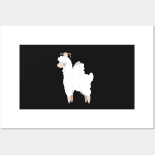 Angel Llama Posters and Art